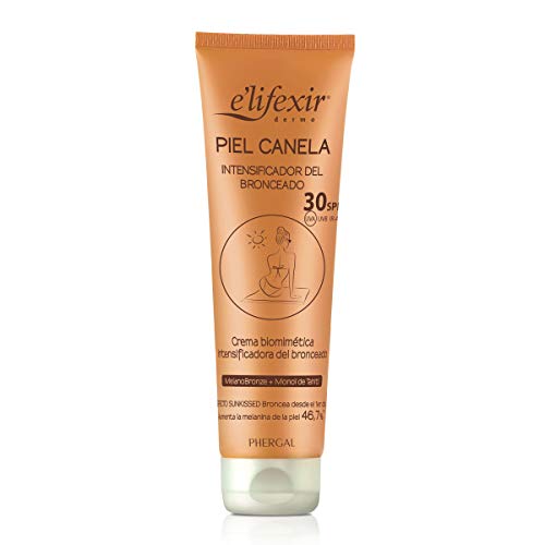 elifexir piel canela spf 30 gel bronceador acelerador del bronceado