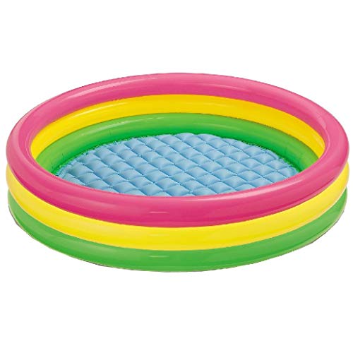 intex 57422np piscina hinchable 3 aros sunset 147 x 33 cm