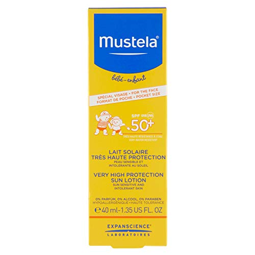 mustela leche solar rostro 50 40 ml