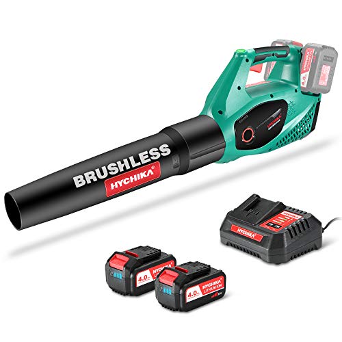 soplador de hojas a bateria brushless 36v hychika 2x 40ah batera 2 1