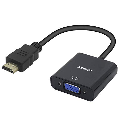 benfei adaptador hdmi a vga 1080p convertidor de vdeo para pc tv