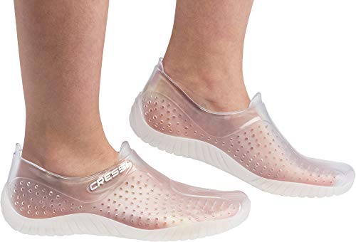 cressi water shoes escarpines unisex adulto claro transparente 38 eu