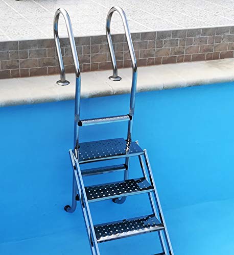 dahlia escalera de piscina acceso facil