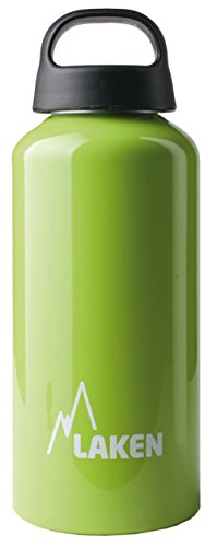 laken botella de aluminio 06l verde classic boca ancha