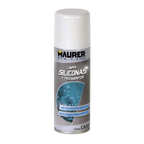 maurer 5464280 spray limpiador siliconapegamentos 200 ml