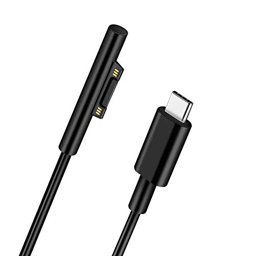 newzerol cable de carga tipo c usb c para microsoft surface pro 3456