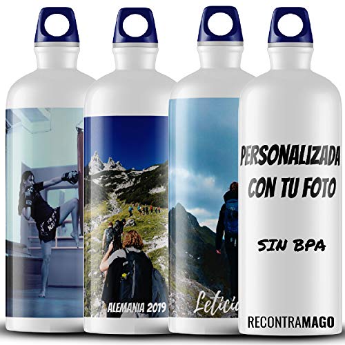 recontramago botella de agua de acero inoxidable reutilizable personalizada