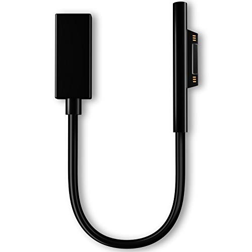 sisyphy cable de carga usb c compatible con microsoft surface pro7 go2 pro6