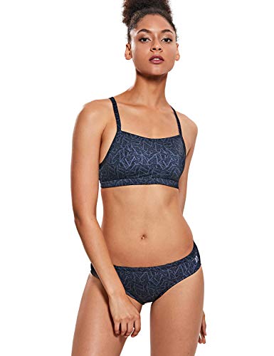 syrokan bikini natacin mujer deportivo baador dos piezas con relleno negro m