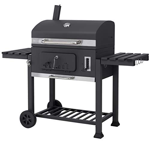 tepro grillwagen toronto xxl barbacoa de carbn vegetal antracita y acero