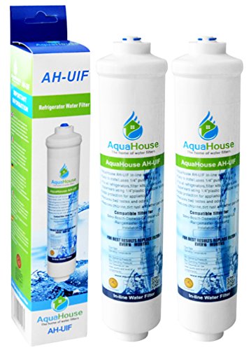 2x aquahouse ah uif filtro universal de agua para nevera compatible con