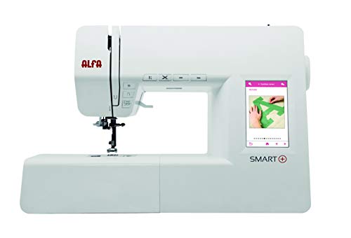 alfa smart plus mquina de coser electrnica blanco 100 puntadas