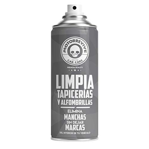 motorrevive car care limpia tapiceras coche profesional gris 400 ml