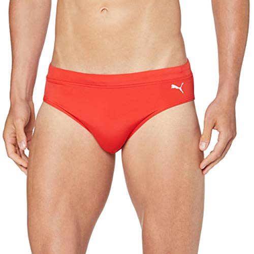 puma classic mens swimming brief baador rojo l para hombre