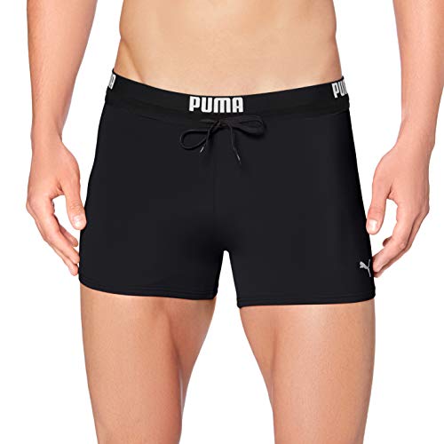 puma logo mens swimming trunks baador negro l para hombre