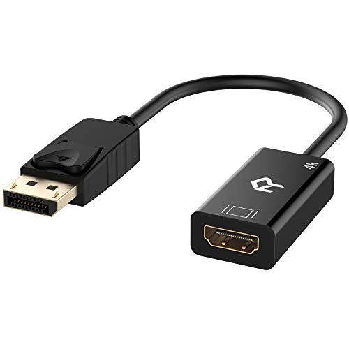 rankie adaptador displayport a hdmi resolucin 4k hdtv convertidor negro