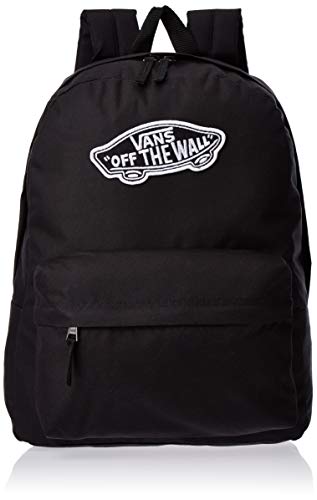 vans realm backpack mochila mujer tipo casual 42cm 22l negro black