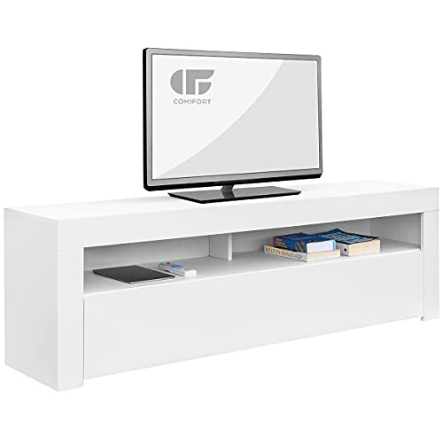 comifort ap84b mueble tv saln moderno mesa televisin colores blanco