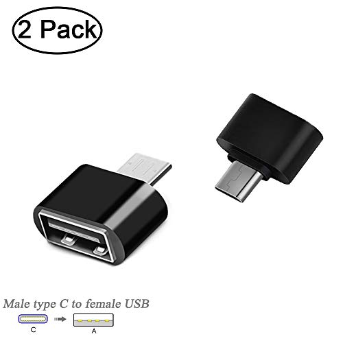 jiusion adaptador convertidor tipo c macho a usb hembra otg para samsung