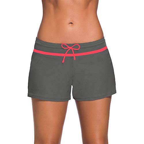 kfnire shorts de natacin mujer board shorts baador para mujer cordn