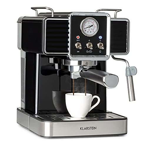 klarstein gusto classico cafetera de espresso potencia 1350 w presin