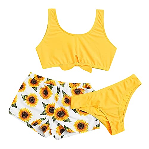 poachers nias baadores estampado de girasol decoraciones de lazos hlter