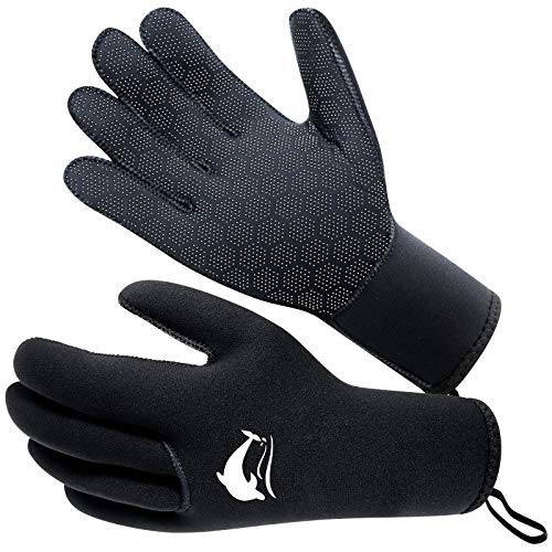 rtdep guantes de neopreno de 3 mm antideslizantes guantes de natacin guantes