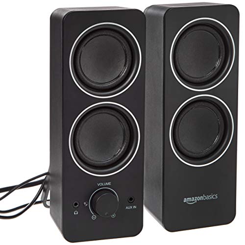 amazon basics altavoces multimedia externos alimentacin por ca