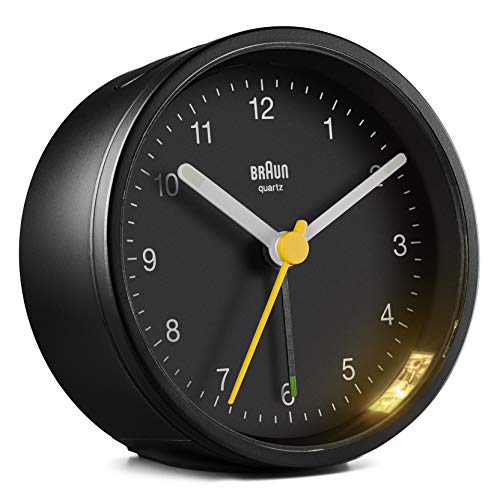 braun bc 12 b reloj despertador clsico analgico color negro