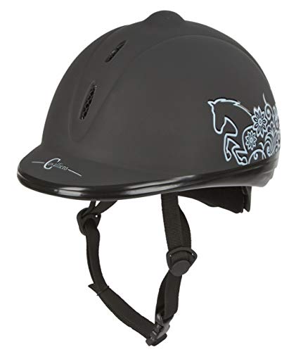 covalliero vg1 casco de equitacin unisex color negro unisex helm