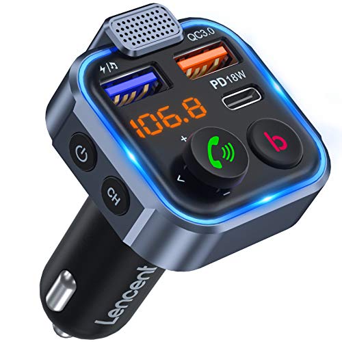 versin 2021 lencent transmisor fm bluetooth 50manos libres reproductor