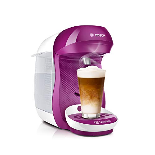 bosch tas1001 tassimo happy cafetera de cpsulas 1400 w color rosa