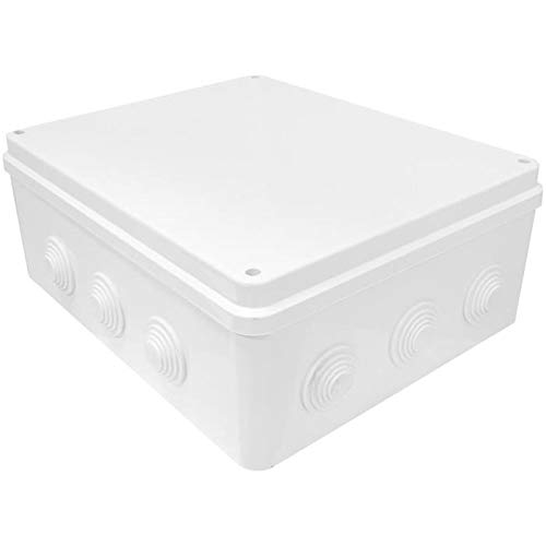 caja de conexiones ip65 300x250x120mm 12 aberturas caja de empalme blanco