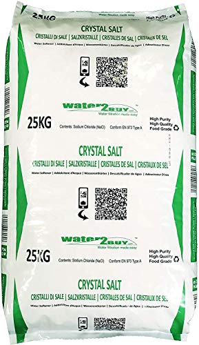 water2buy 25kg sal para descalcificador altamente efectivo sal descalcificador