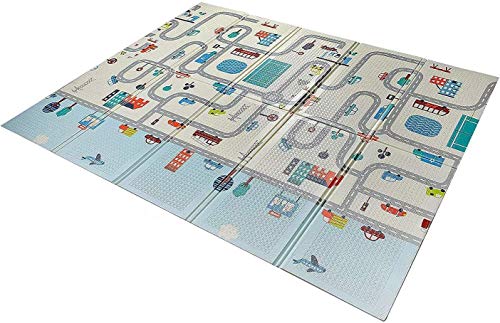 babify alfombra de juegos para bebs espesor 15 cm plegable