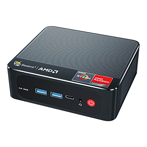 beelink ser mini pc amd ryzen 7 3750h 4c 8t windows 10 pro mini computadora