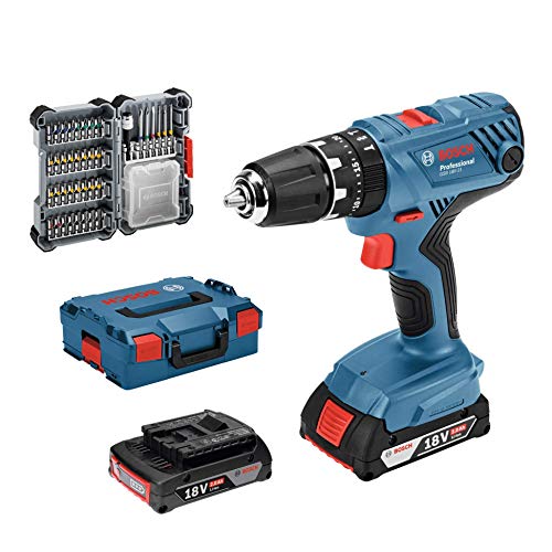 bosch professional 18v system taladro percutor a batera gsb 18v 21 incl