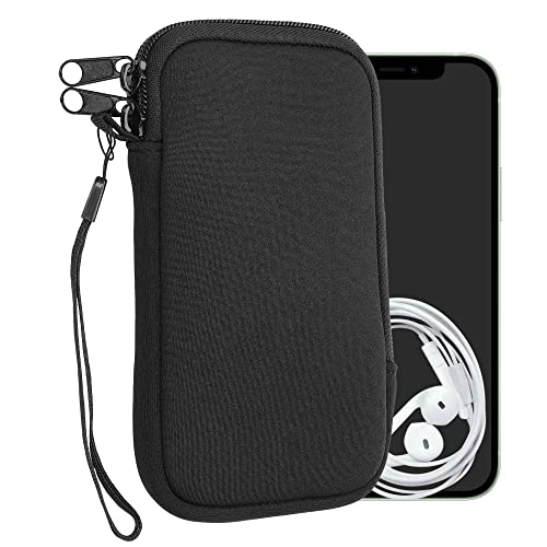 kwmobile estuche de neopreno universal para smartphone funda protectora con