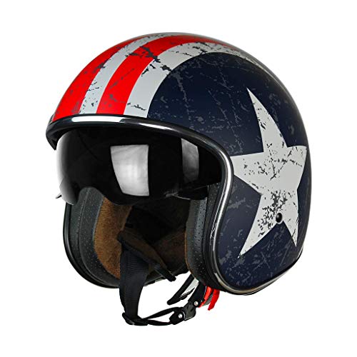 origine helmets origine sprint rebel star red matt casco jet hombres rojo m