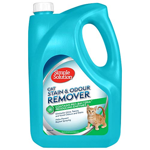 simple solution removedor de manchas y olores de gato 4 l