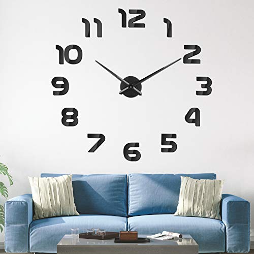 soledi reloj de pared 3d diy reloj de etiqueta de pared decoracin ideal para