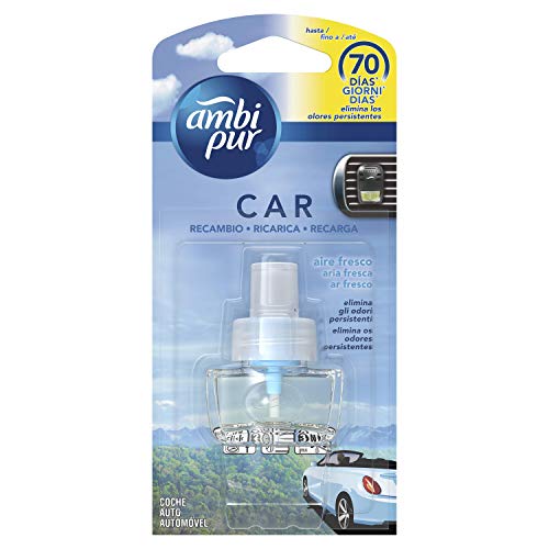 ambi pur 5410076328413 recambio de ambientador para coche beige