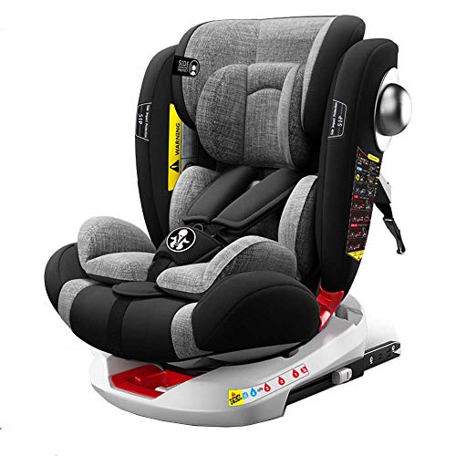 babify onboard silla de coche giratoria 360 grupos 0123 reclinable 1 2