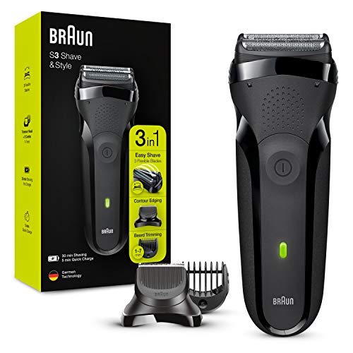 braun series 3 afeitadora elctrica hombre 3 en 1 shavestyle mquina de