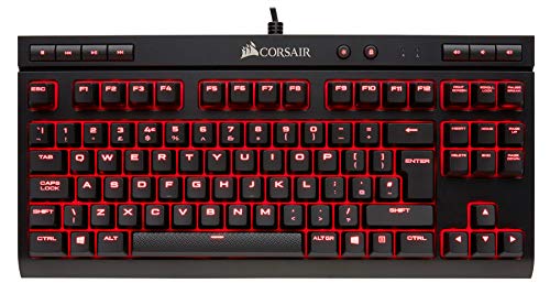 corsair k63 teclado mecnico gaming cherry mx red retroiluminacin led
