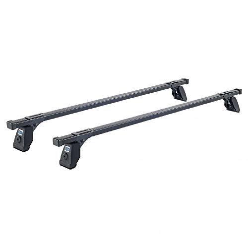 cruz sistema de 2 barras de techo de acero para cargas pesadas para