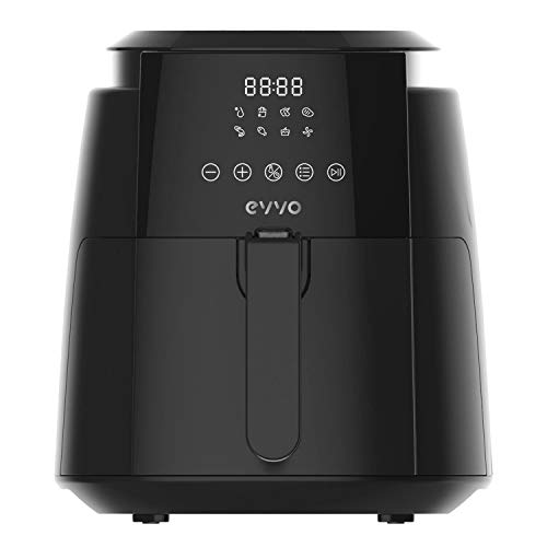 evvo freidora sin aceite tasty fryer 1500w tecnologa dual cyclone