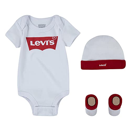 levis kids classic batwing infant hat bodysuit bootie set 3pc mameluco para