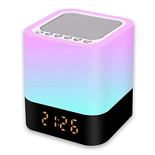 luz nocturna altavoz bluetooth gingbiss lmpara tctil que cambia de color 1