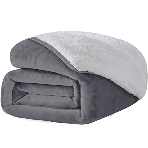 wavve manta sherpa franela reversible 220x240 cm manta polar para cama